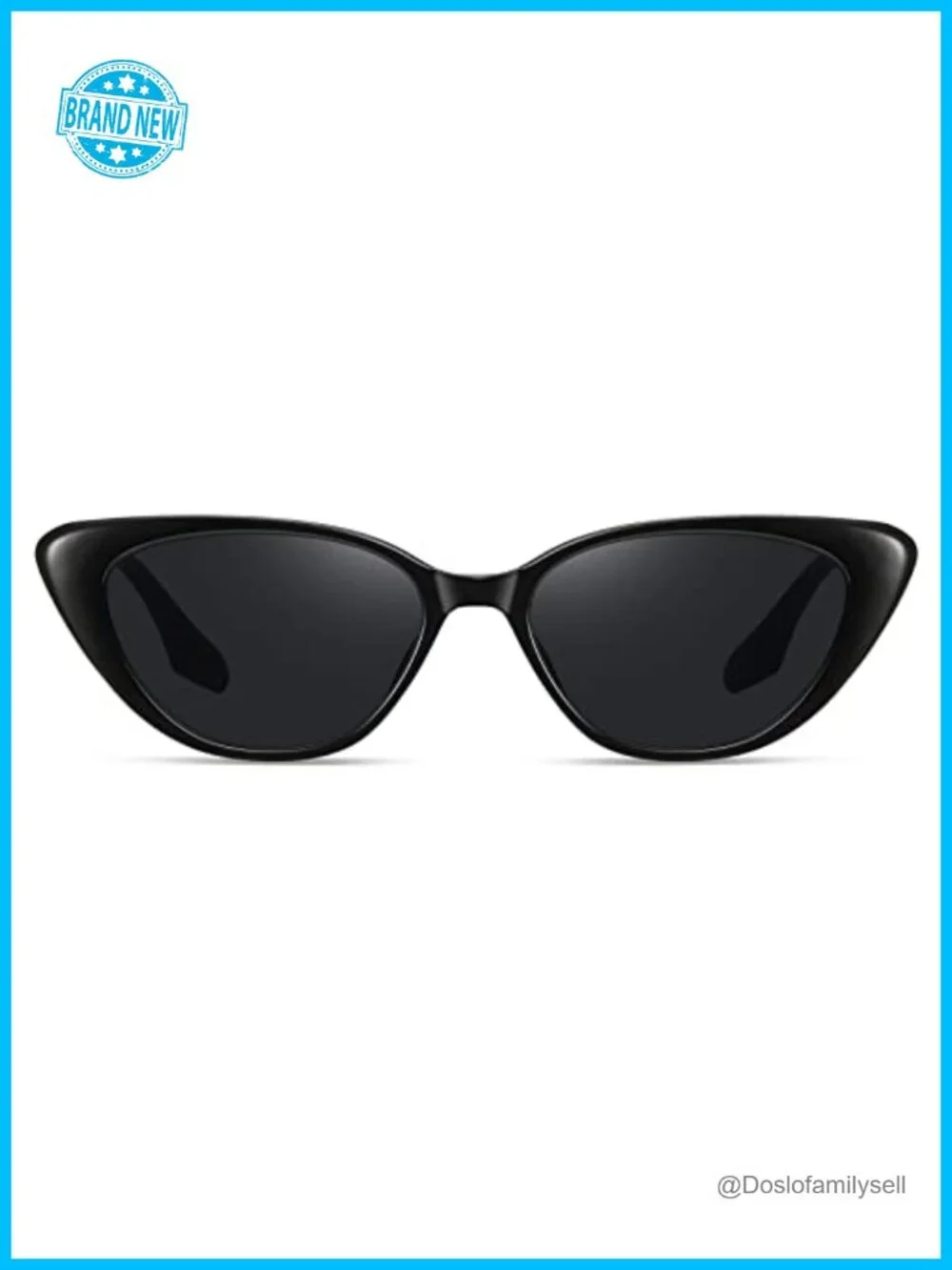 Vintage Cat Eye Sunglasses with UV400 Protection Lightweight Retro Shades